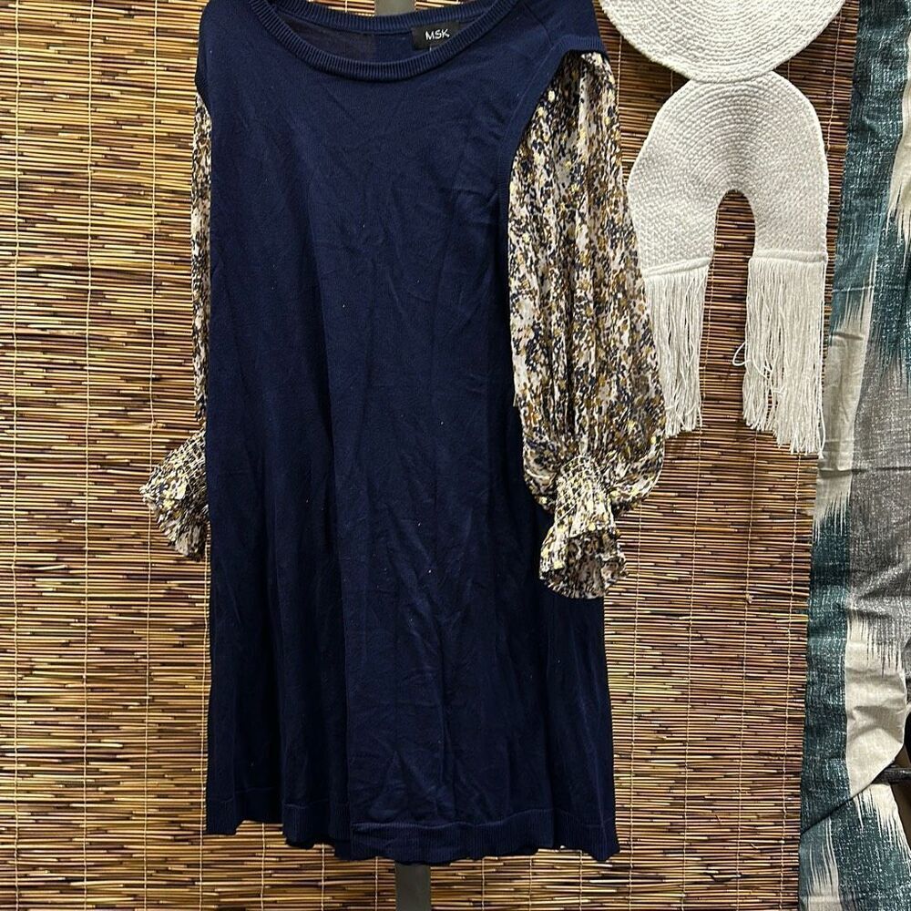 Womens Two-Tone Knee Shift Dress Size XL - Picture 2 of 3